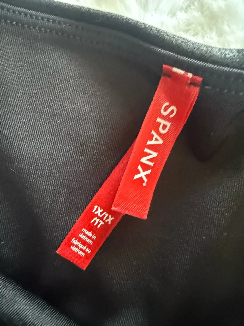 NWOT SPANX Black High-Rise Faux-Leather Leggings
